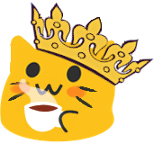 :blobcatcrowncofe: